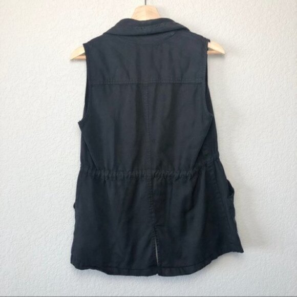 Dear John Denim Waterfall Black Utility Vest S - Picture 2 of 6